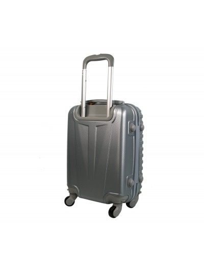 Mała walizka ABS ORMI srebrna kabinowa